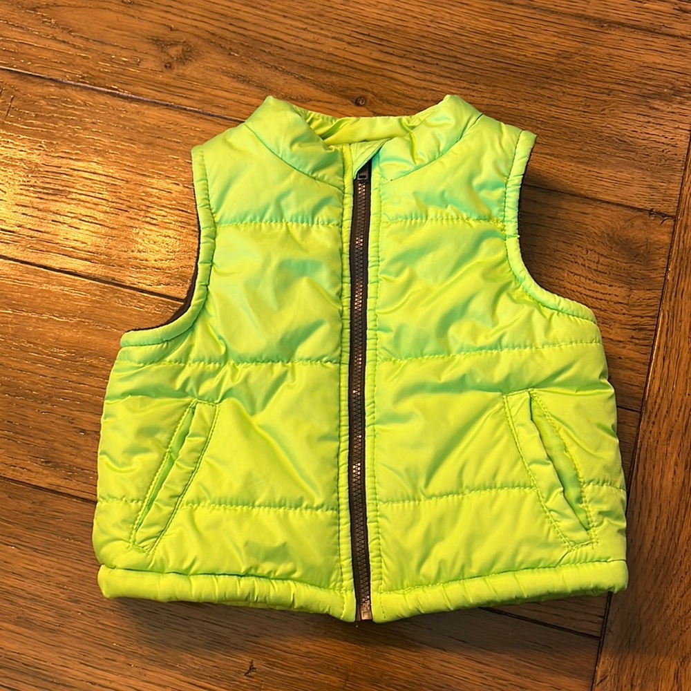 Lime Green Baby Vest